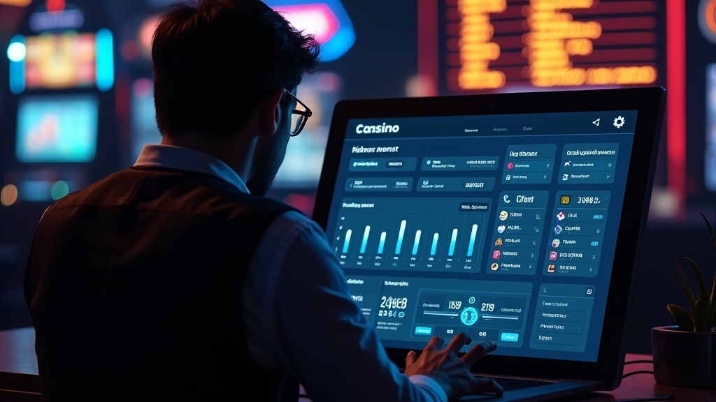 Spieler prüft Auszahlungsstatus und Verifizierung im dunklen Casino-Cashier