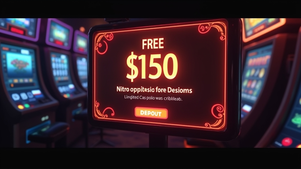 Gratisbonus mit Limits und Freispielelementen in dunkler Casino-Atmosphäre